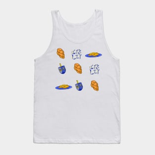 Hanukkah Pattern Tank Top